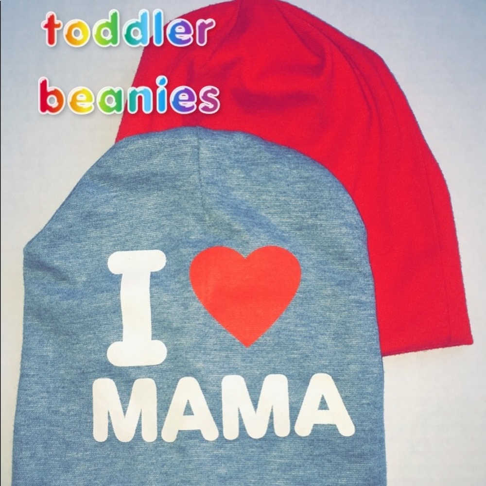 2 piece toddler beanies